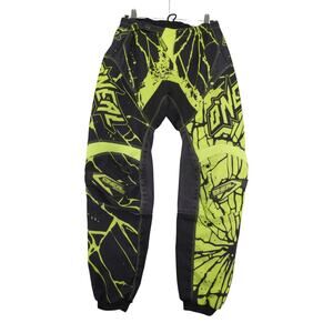 O’Neal Element Motocross Pants Youth 28 Neon Yellow Black MX Racing Moto